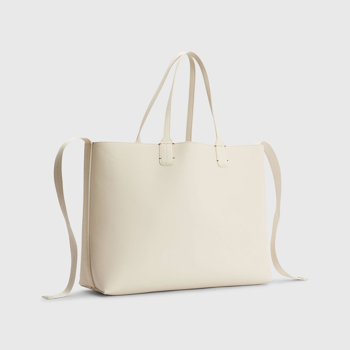TOMMY HILFIGER - Bolso Tote Iconic Monogram Blanco Tommy Hilfiger