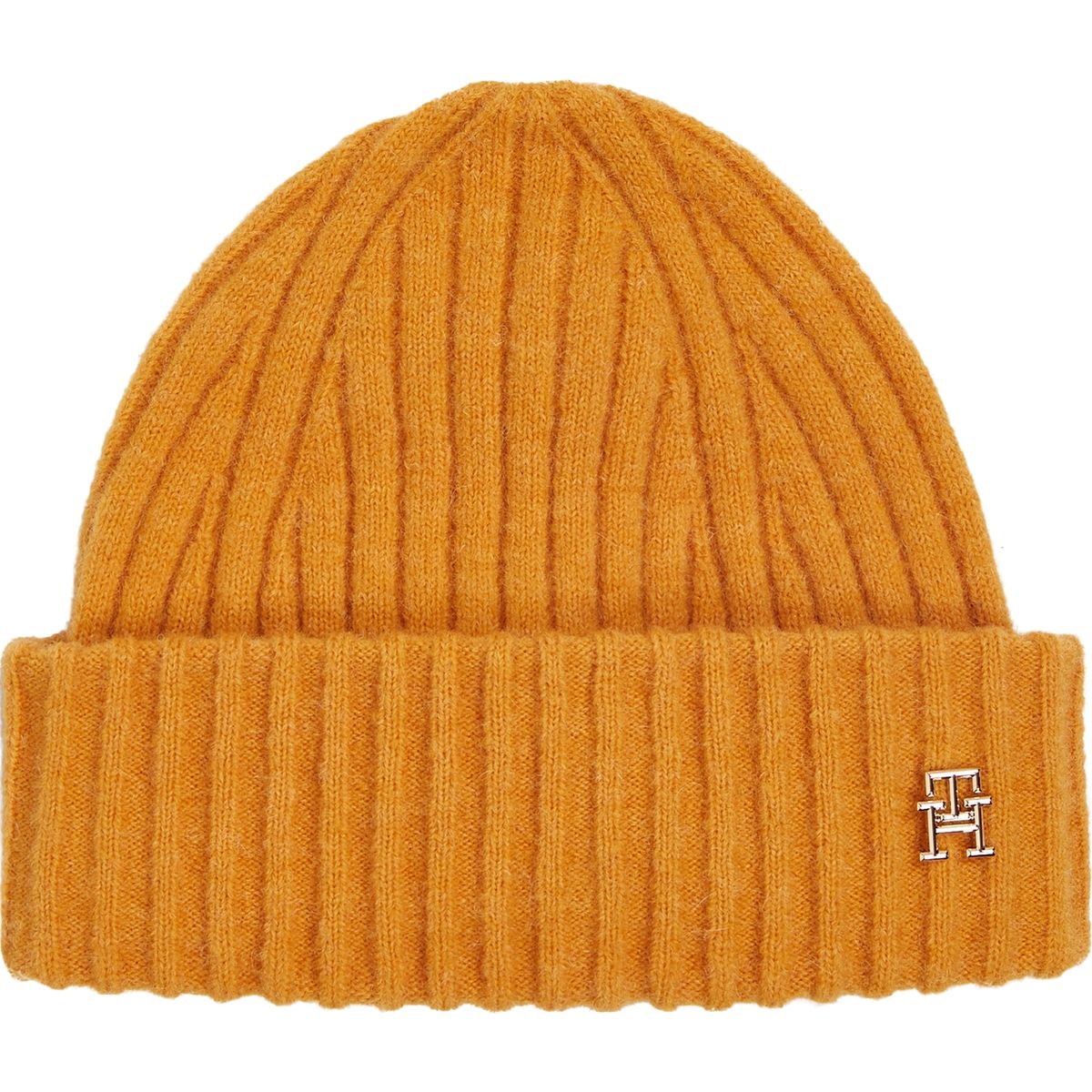 TOMMY HILFIGER - Gorro Beanie Modern Monogram Amarillo Tommy Hilfiger