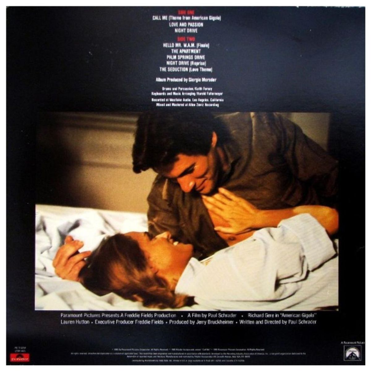 HITWAY MUSIC - AMERICAN GIGOLO - OST - VINILO HITWAY MUSIC