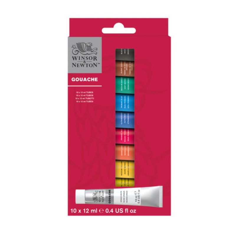 WINSOR AND NEWTON - Set Inicial Gouache Winsor & Newton 10x12ml