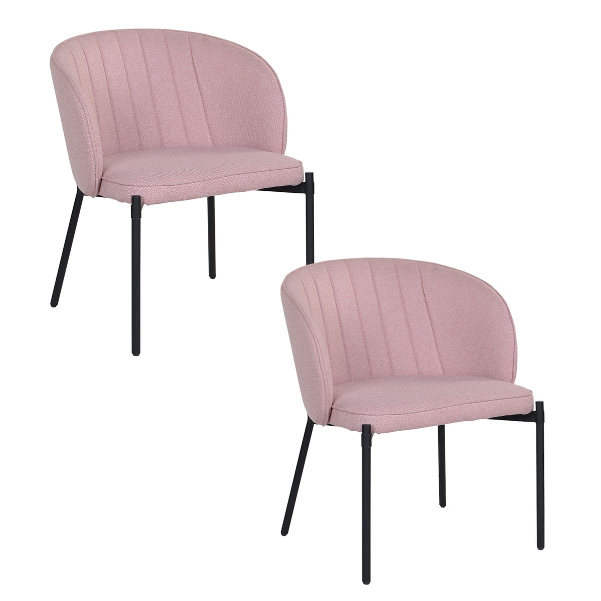 NOVAHUS - Pack 2 Sitiales Claire Rosado