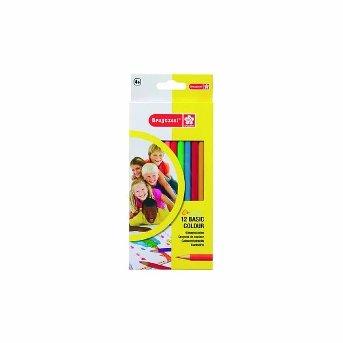 BRUYNZEEL - Lapices Color Bruynzeel Largo 12 unidades