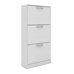 GENERICO - MUEBLE ZAPATERA ZAPATERO ORGANIZADOR 18 PARES BLANCO