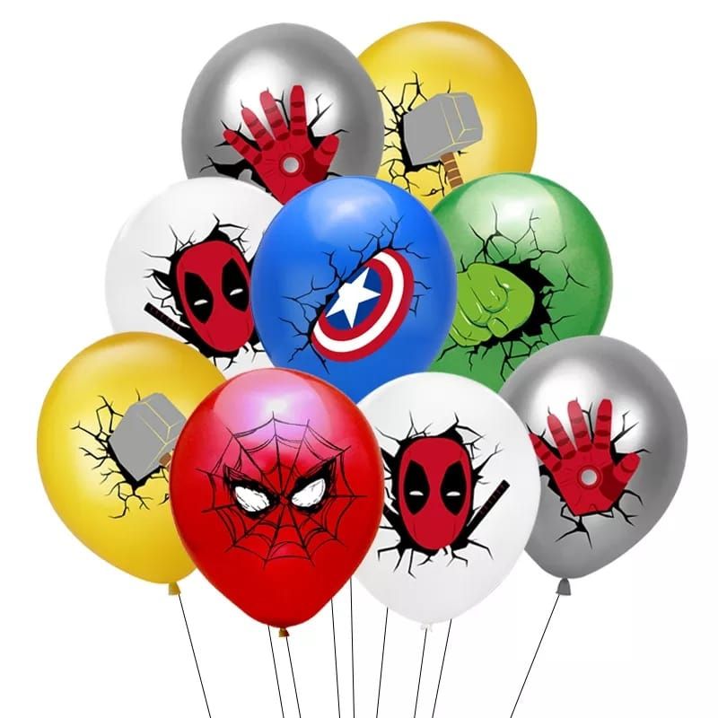 GENERICO - Set de Globos látex temática Avengers modelo 1…