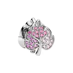 SILVER HEART - Charm Hoja de Otoño en Plata Fina 925
