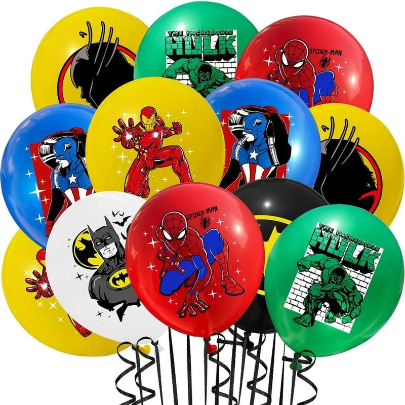 GENERICO - Set de Globos látex temática Avengers modelo 2…
