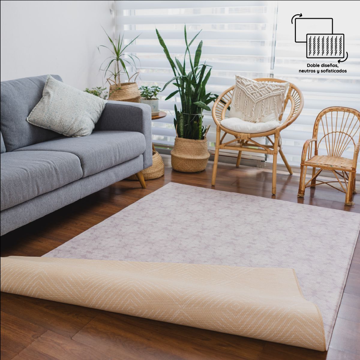 HAPPYMAT - Alfombra playmat Genius, 140 x 210 cm, 1.3 cm de espesor