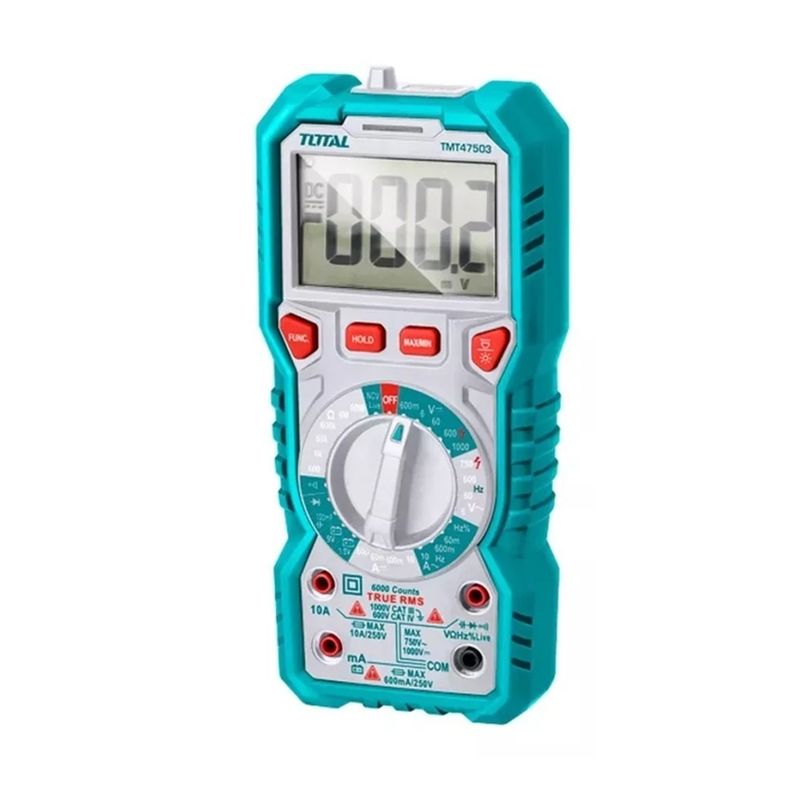TOTAL TOOLS - Multimetro Multitester Digital Total Tmt47503