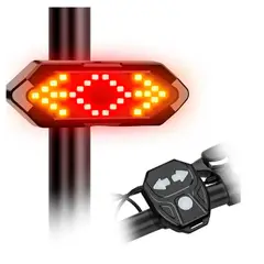 DEFENSOR FOREVER - Luz trasera de Bicicleta Con mando Señalizador Para viraje