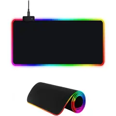IRM - Mouse Pad Gamer Antideslizante Con Luz Led 80x30cm