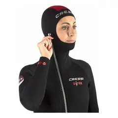 CRESSI - Traje Buceo Diver 7mm Mujer Ajuste y Protección - Negro - M