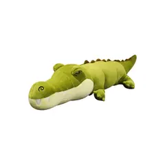 GENERICO - Peluche Cocodrilo Gigante 70cm Muñeco Cocodrilo Almohada verde