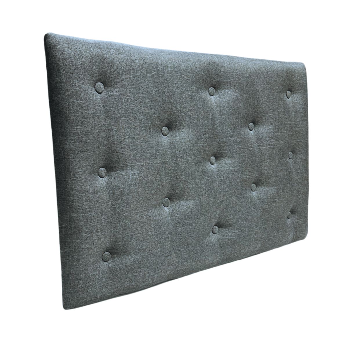 GENERICO - Respaldo 1 Plaza Gris Lino Muebles Rimar