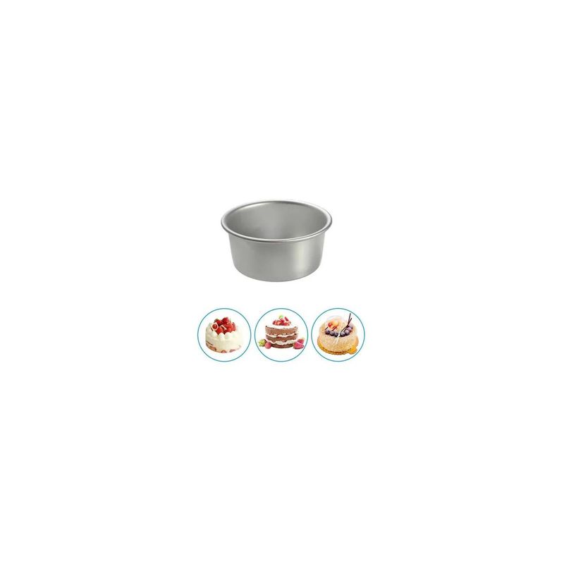 GENERICO - Molde Aluminio Pan De Pascua Queque Tortas 16 Cm
