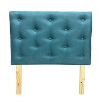 Respaldo 1 Plaza Turquesa Lino Muebles Rimar