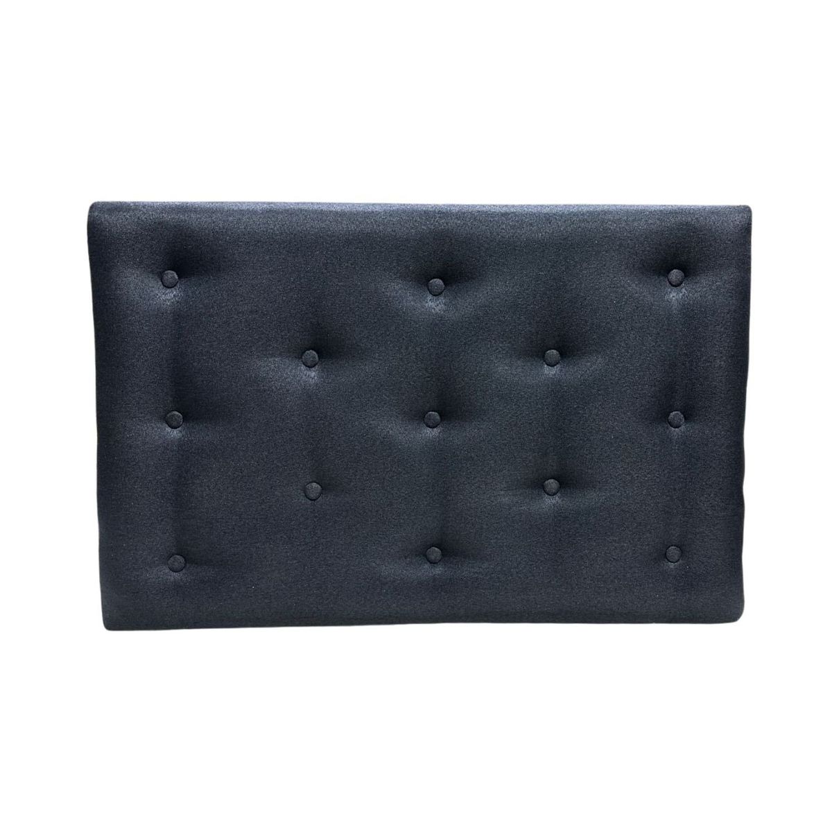 GENERICO - Respaldo 1 Plaza Negro Lino Muebles Rimar