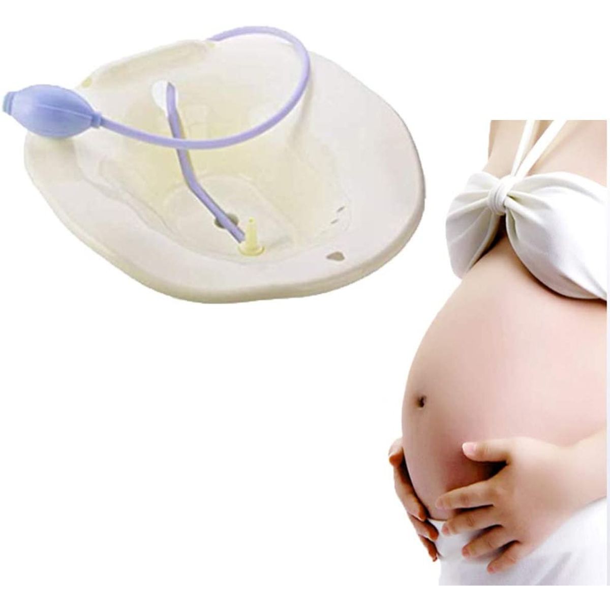 KUANGYE - Baño De Asiento Alivio Hemorroides Embarazo Bidé Portátil