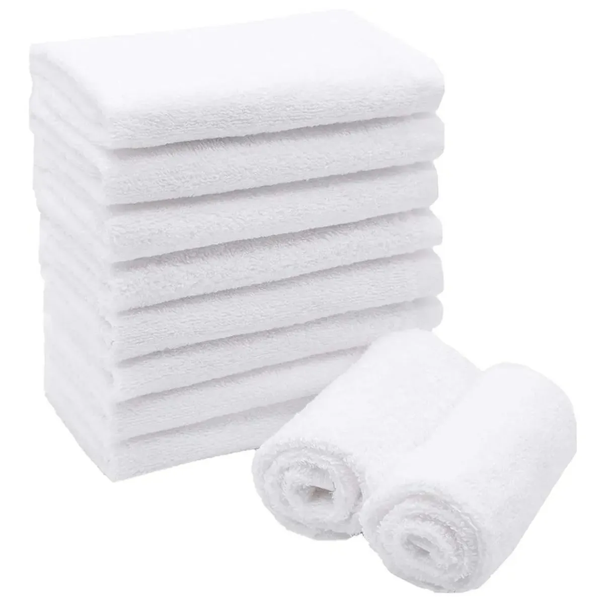 KUANGYE - Set 10 Toallas Microfibras Para Peluquería Barberia