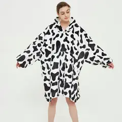 EVERSO - Polerones Felpa Con Capucha Manta Polar Bata Frazada Diseno