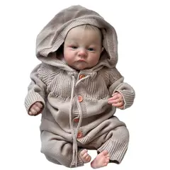 TIOZONEY - Muñeca bebe reborn vinilo de silicona juguetes para 49cm.