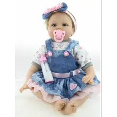 TIOZONEY - Bebé Reborn Muñeca Silicon Suave 55cm Osito Realistadespach.