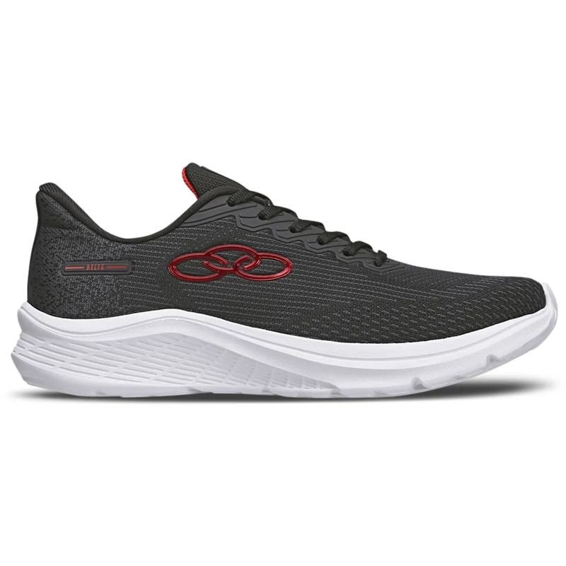 OLYMPIKUS - Zapatilla Hombre Delta Negro/Rojo Olympikus