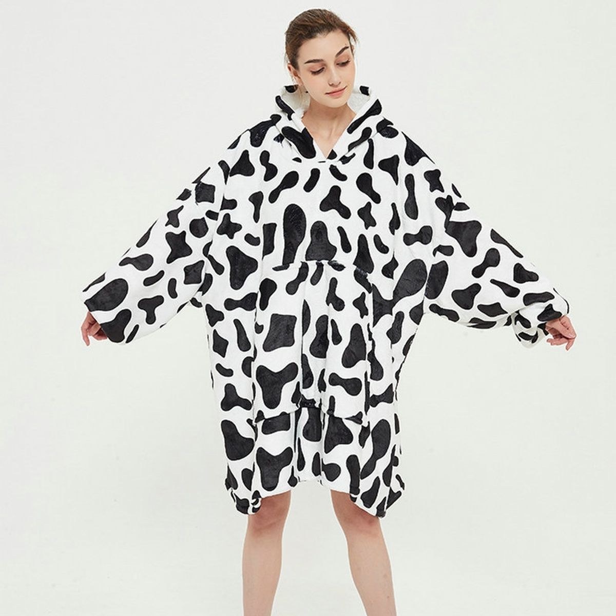 EVERSO - Polerones Felpa Con Capucha Manta Polar Bata Frazada Diseno