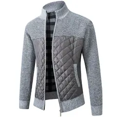 GENERICO - Chaqueta De Suéter De Lana Con Cremallera Para Suéter Hombre