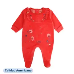 TEDMIMAK - Enterito Bebe Niña Pijama Plush Rosa