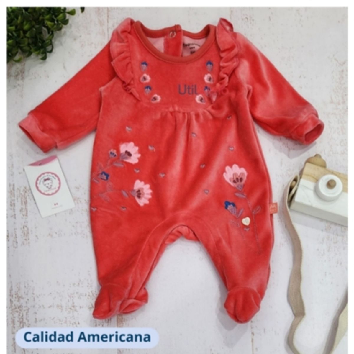 TEDMIMAK - Enterito Bebe Niña Pijama Tedmimak Plush Rosa