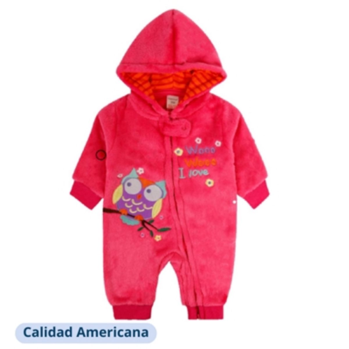 TEDMIMAK - Enterito Bebe Niña Pijama Tedmimak Plush Fucsia