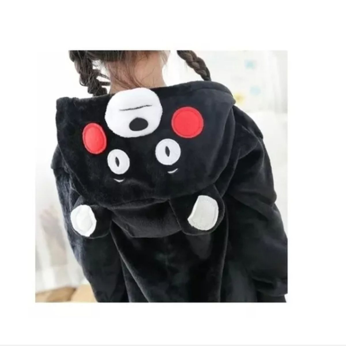 GENERICO - Pijama Entero Niños Oso Negro Invierno Kigurimi 4 A 12