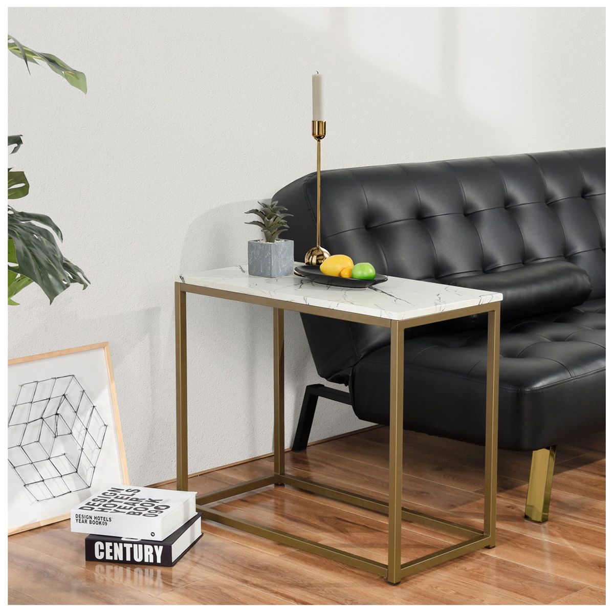 NOVAHUS - MESA LATERAL MARMOLEADO