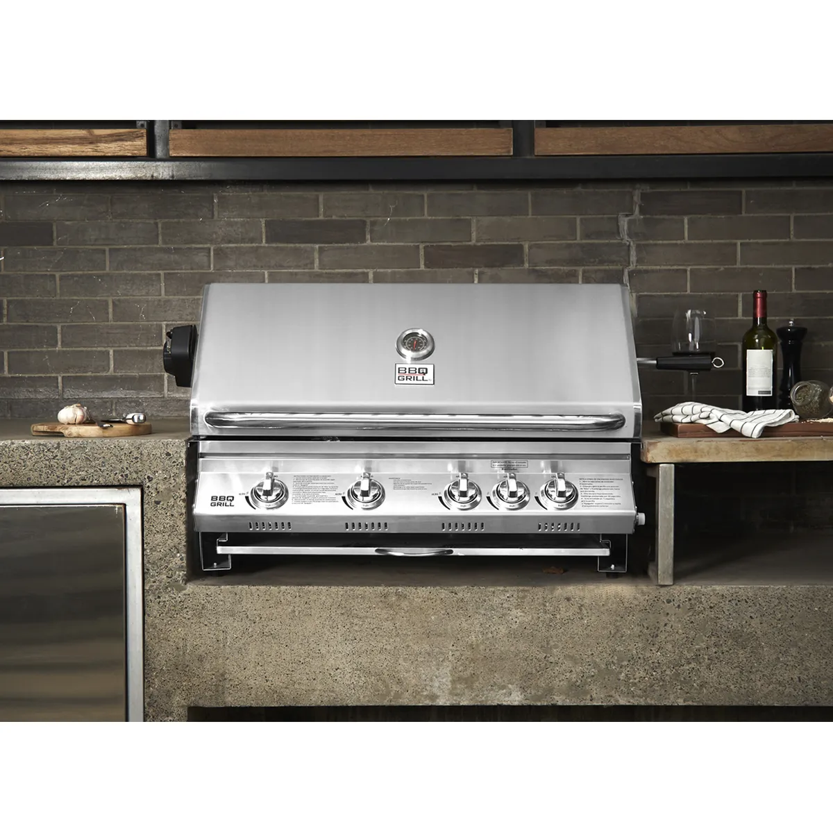 BBQ GRILL - Parrilla Gas Kansas Empotrada 4 Quemadores