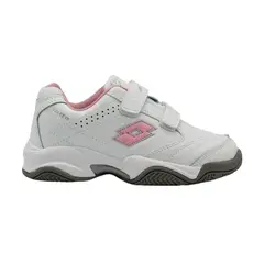 LOTTO - Zapatilla Escolar Niña - Court BTS1 Blanco Rosado