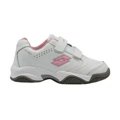 LOTTO - Zapatilla Escolar Niña - Court BTS1 Blanco Rosado