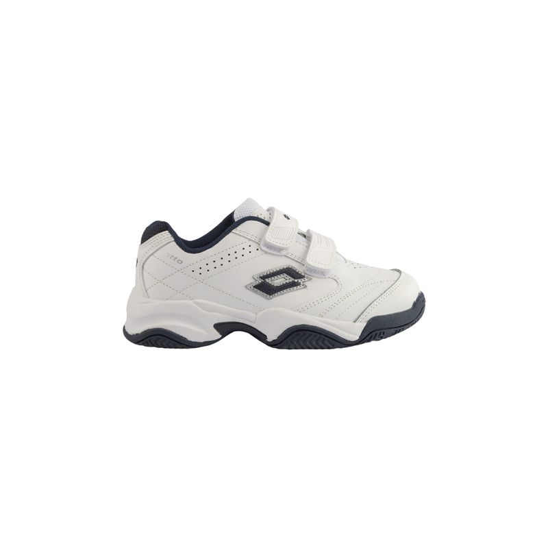 LOTTO - Zapatilla Escolar Niño Lotto - Court BTS1 Blanco Azul LOTTO