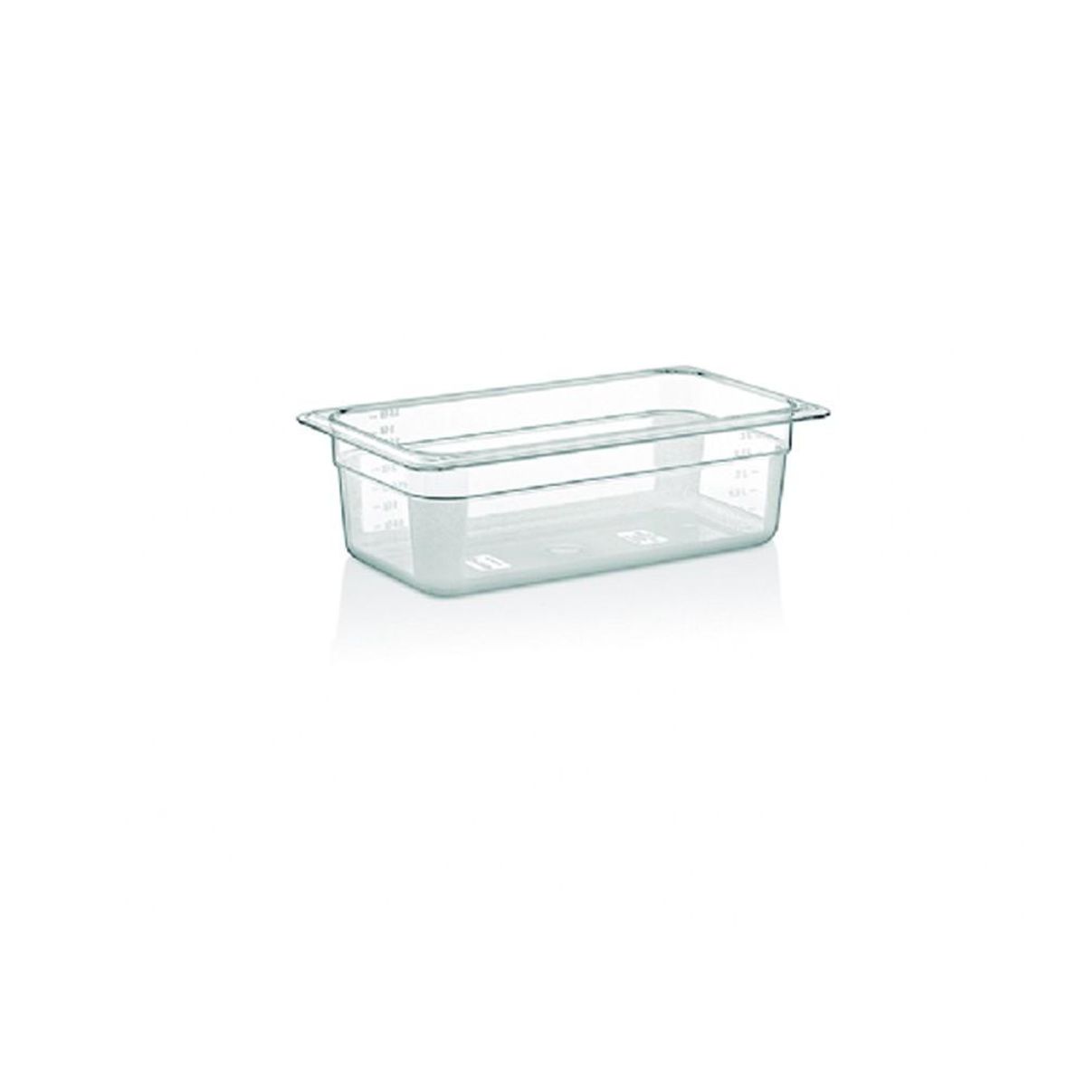 GASTROPLAST - CONTENEDOR POLICARBONATO TRANSPARENTE GN 1/3x10 cms IMAHE