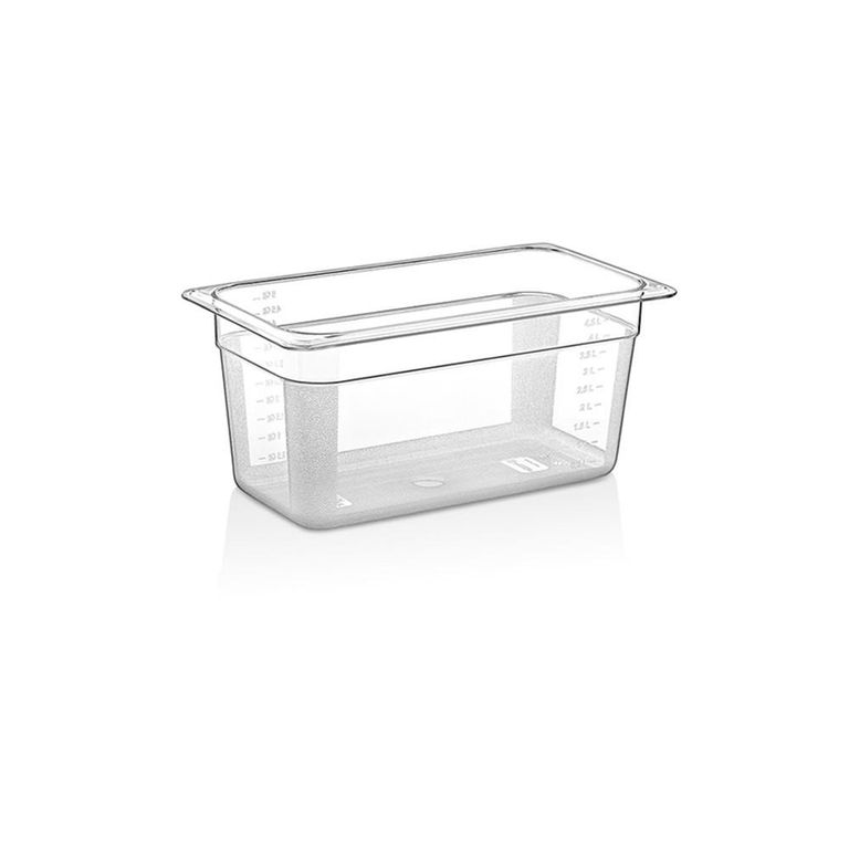 CONTENEDOR POLICARBONATO TRANSPARENTE 1/3x15 CMS