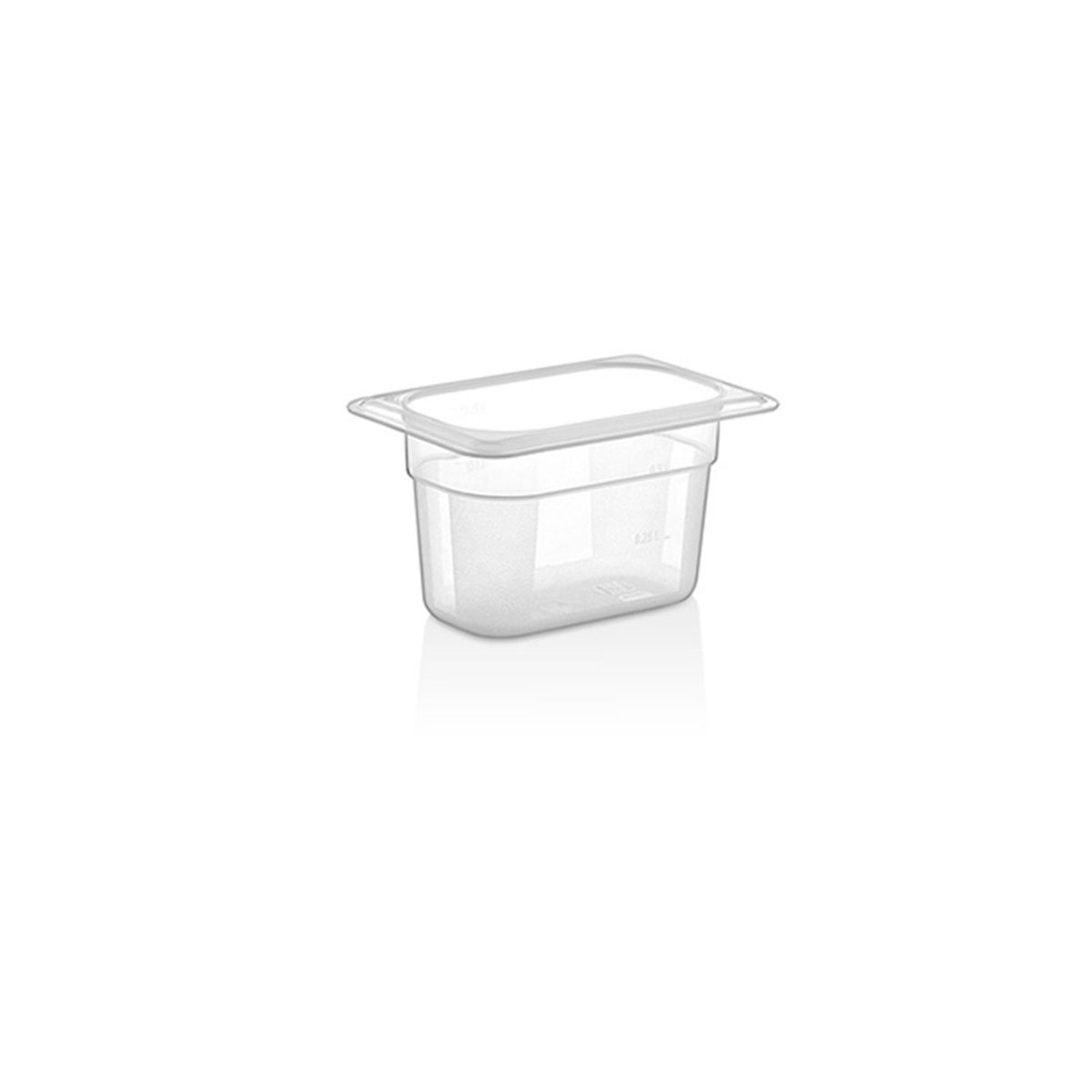 GASTROPLAST - CONTENEDOR POLICARBONATO TRANSPARENTE 19x10 cms IMAHE