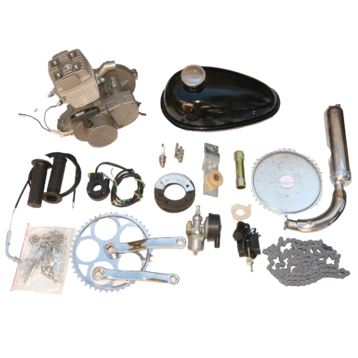 GENERICO - Kit motormoskito  2 tiempos para bicicleta en 48cc