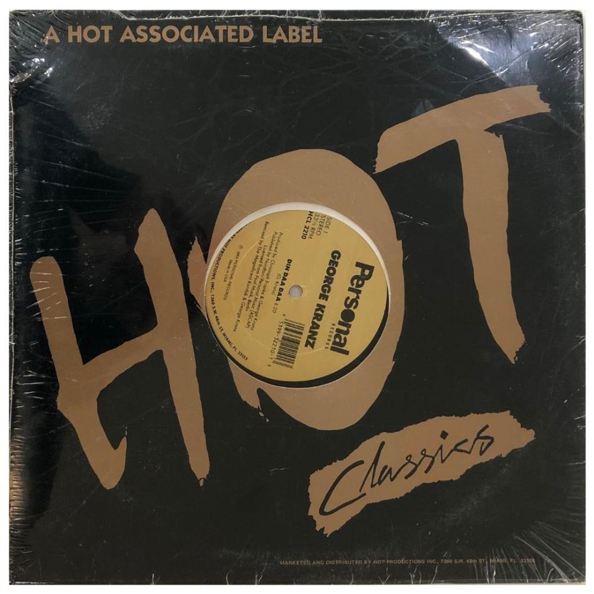 HITWAY MUSIC - GEORGE KRANZ-DIN DAA DAA-12 MAXI SINGLE VINILO HITWAY MUSIC