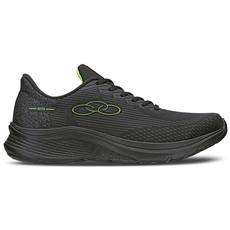 OLYMPIKUS - Zapatilla Hombre Delta Negro/Verde Olympikus
