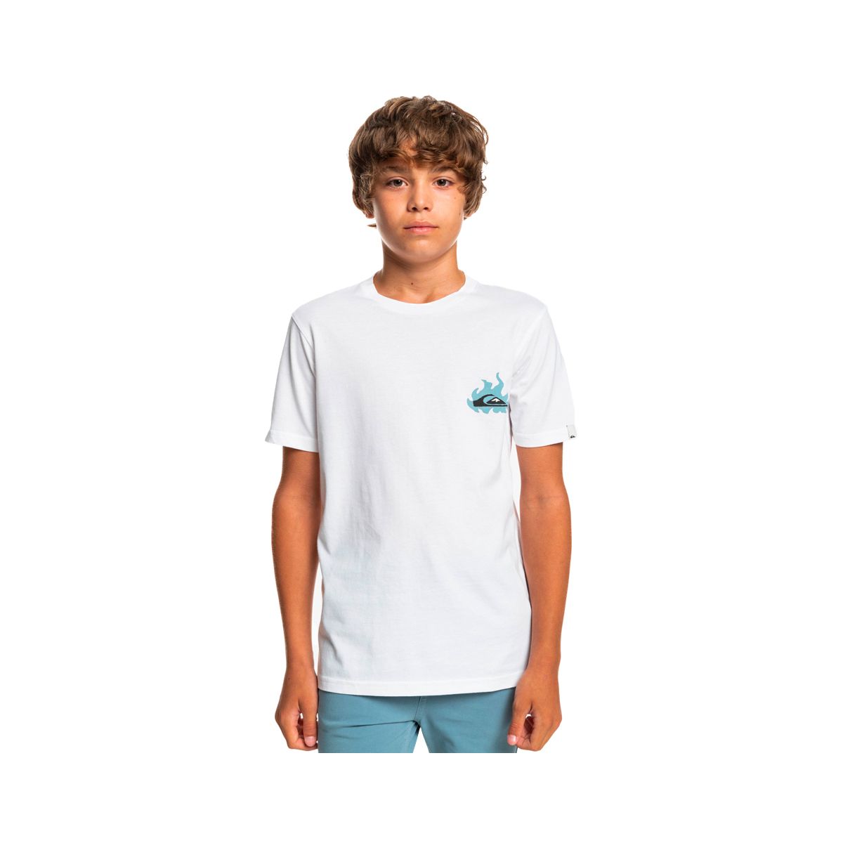 QUIKSILVER - Polera Quiksilver Hells Yeah Niño White
