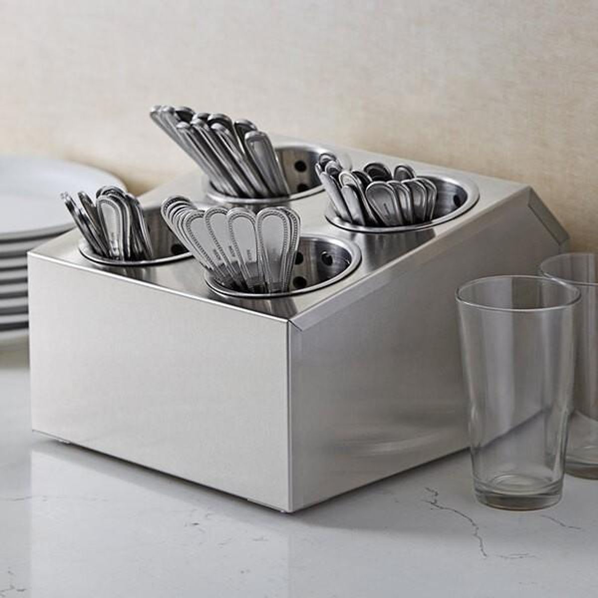 IMAHE - ORGANIZADOR DE CUBIERTOS ACERO INOX IMAHE