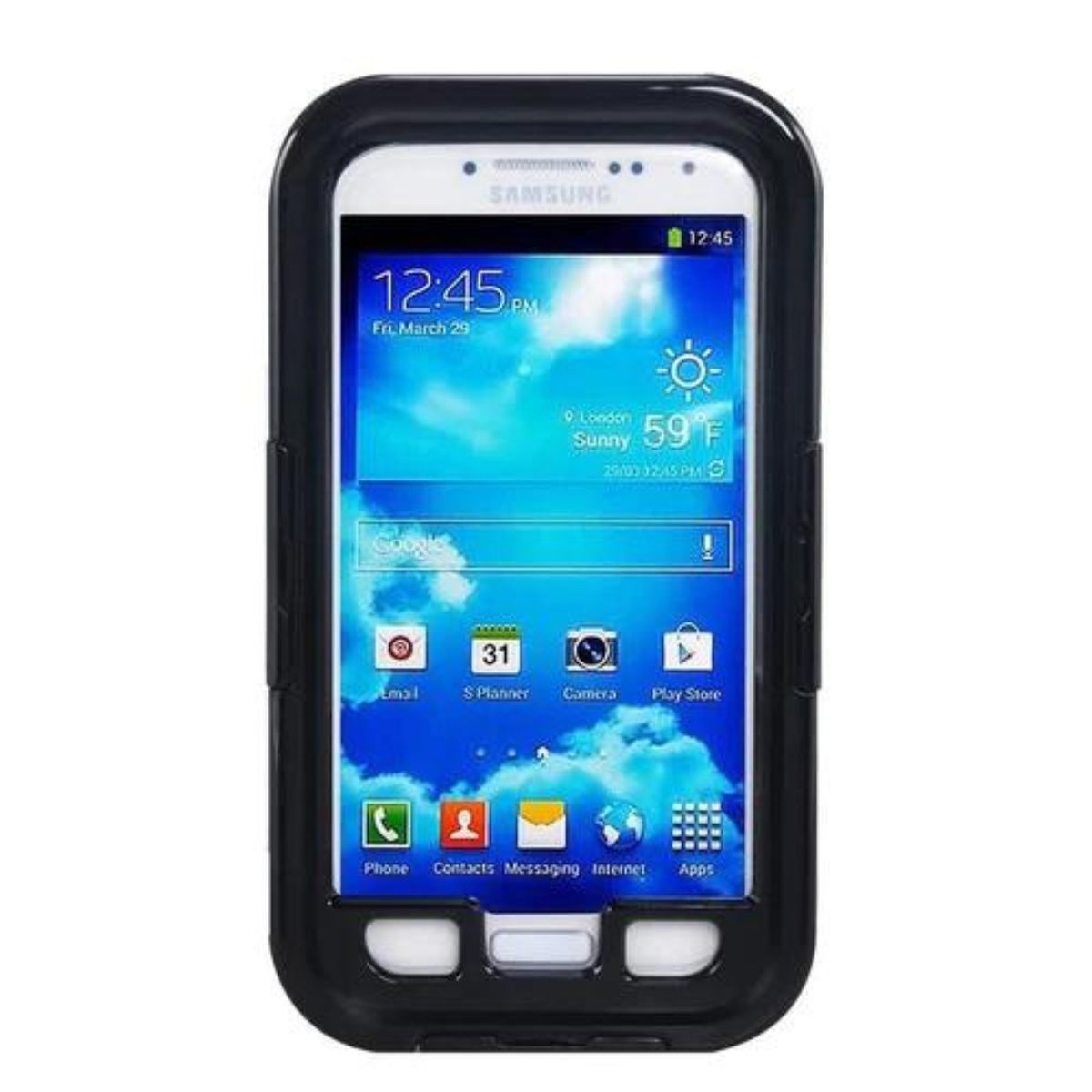 SOHOGAR - Carcasa acuática para samsung - negra