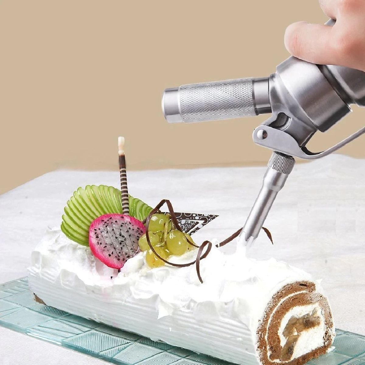 COOK IN - SIFON CREMA ACERO INOX 1 LT.