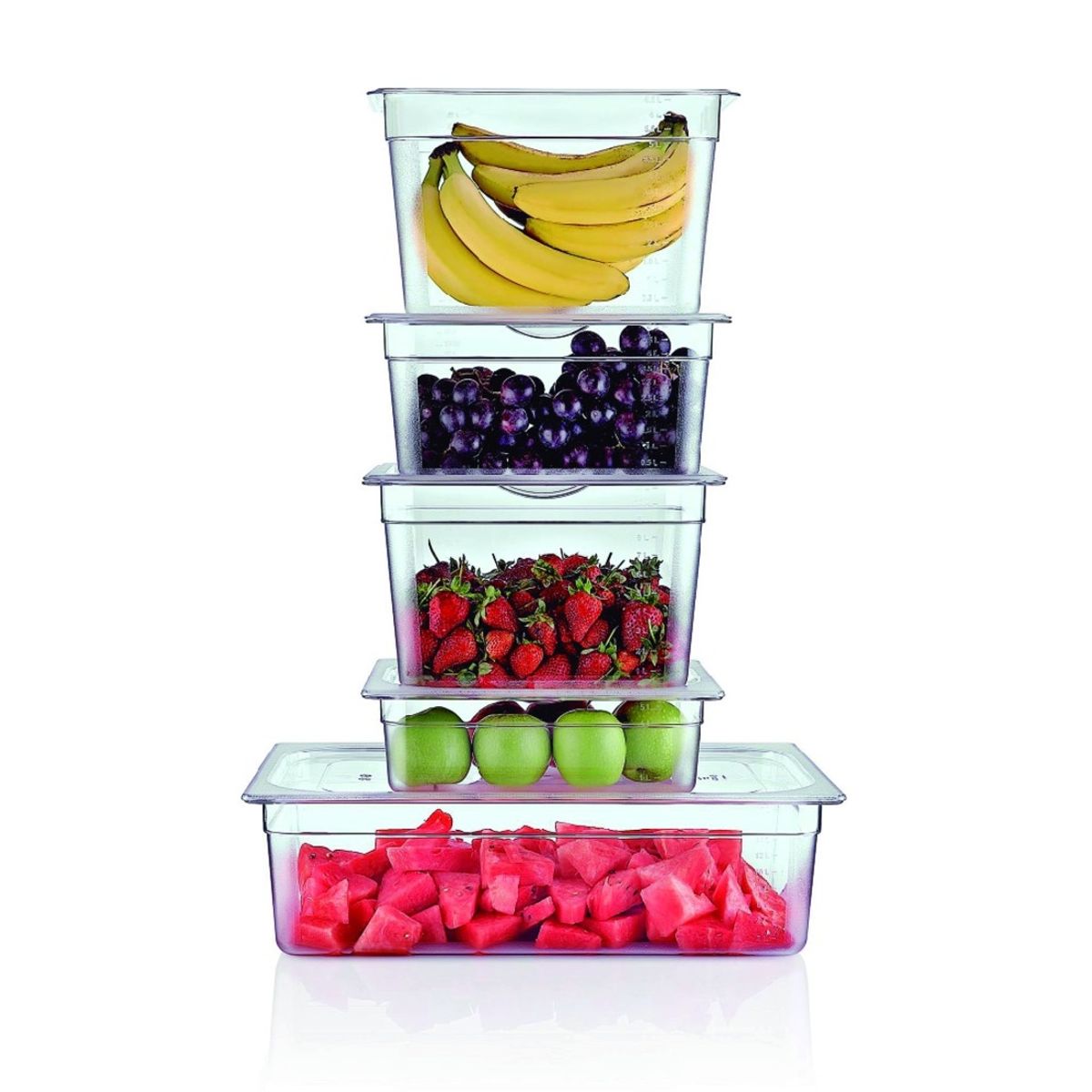 GASTROPLAST - TAPA CON AZA POLICARBONATO 1/3 GASTROPLAST