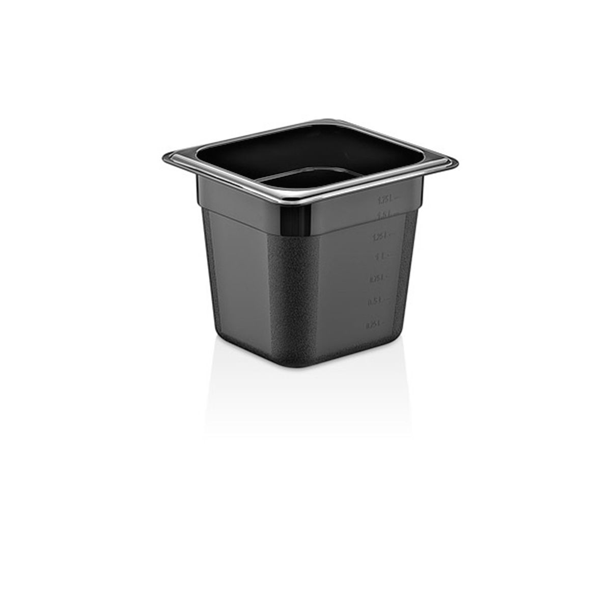 IMAHE - CONTENEDOR POLICARBONATO NEGRO 1/6x15 cm IMAHE