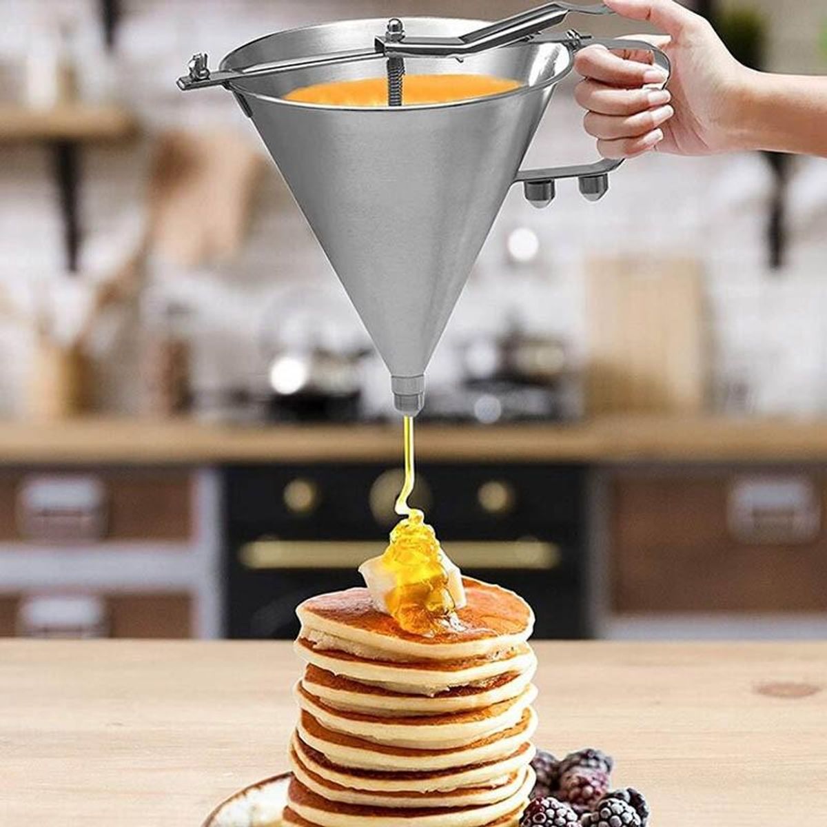 COOK IN - EMBUDO AUTOMATICO ACERO INOX. 1.9 LTS. C/ SOPORTE